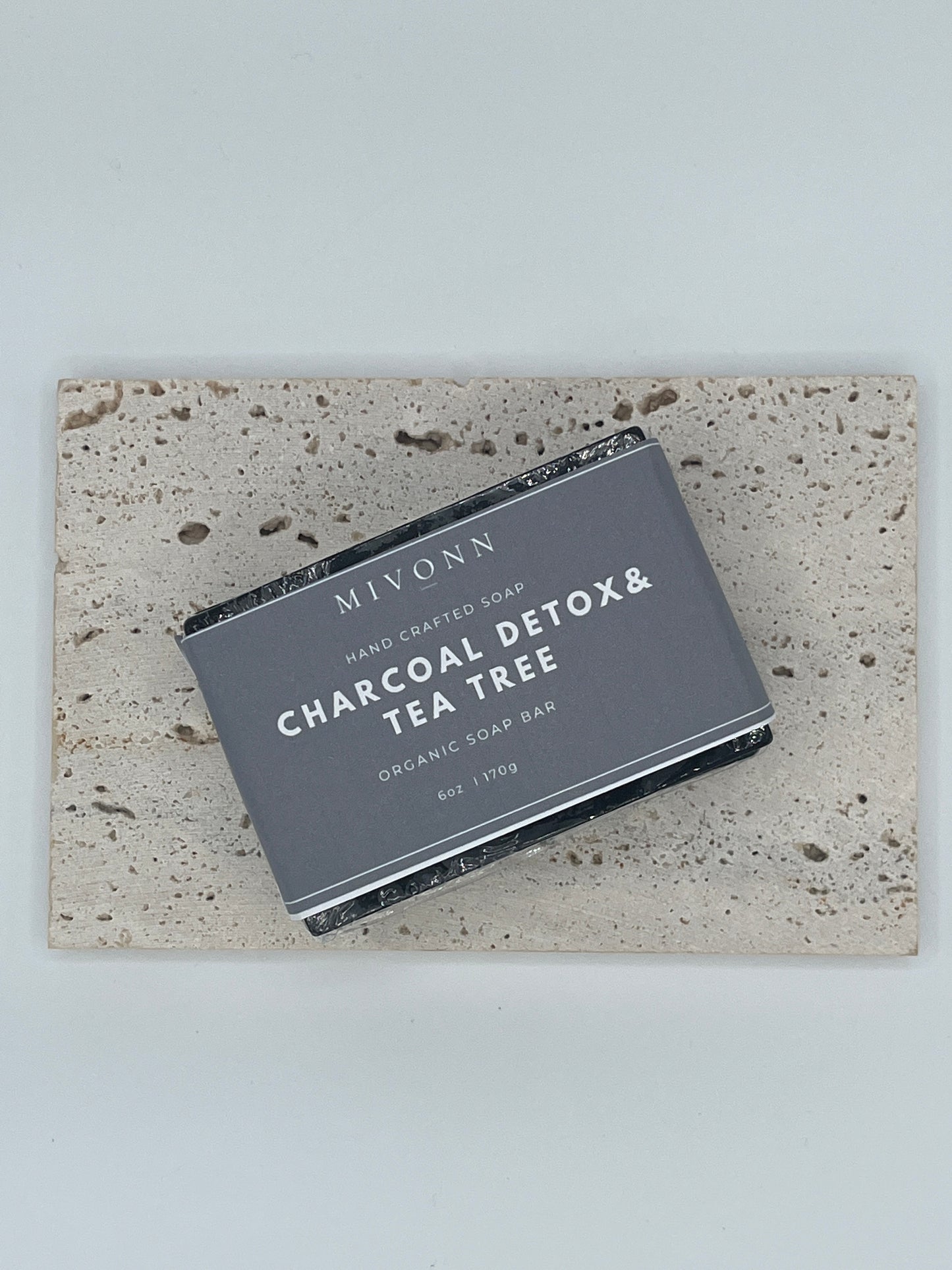 Charcoal detox & tea tree bar soap